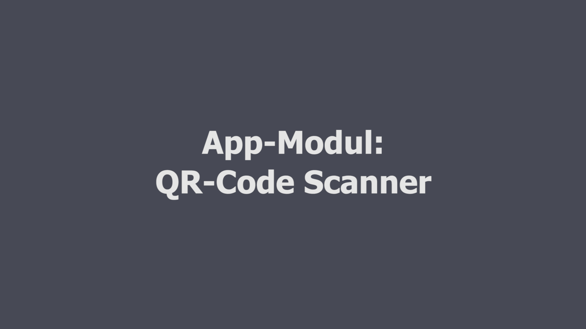 QR-Code-Scanner